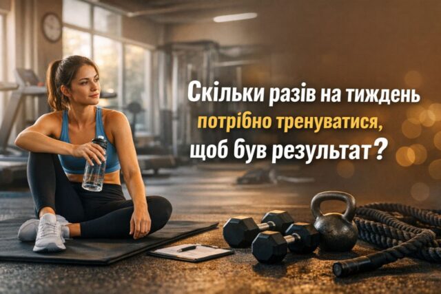 Скільки разів на тиждень потрібно тренуватися  для результату